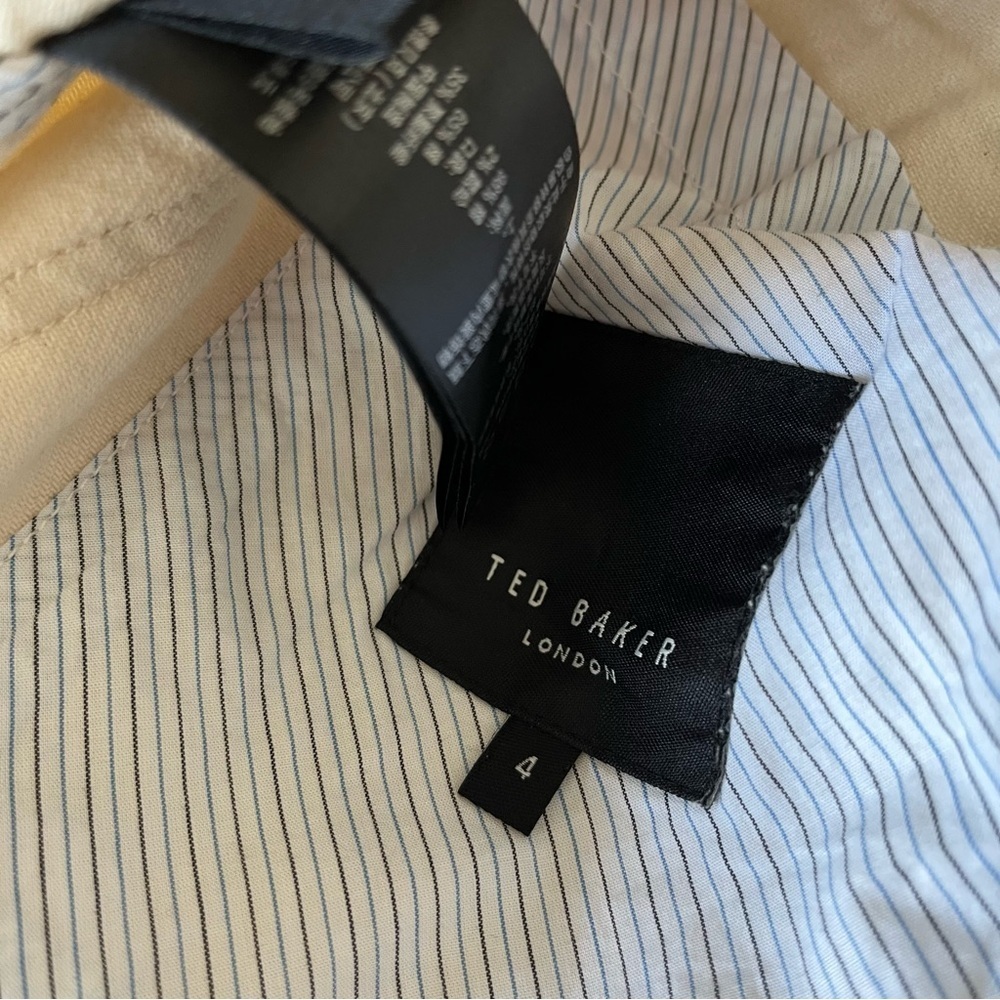 Ted Baker Men's Mmo-Cycle Summer/Fall Utility Jacket Ecru NWT Size L (4) - Picture 7 of 8